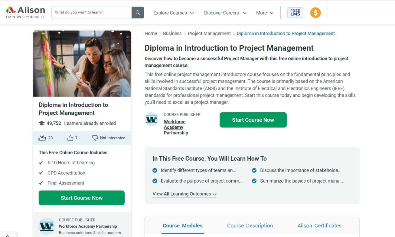 5 Best Free Project Management Courses With Certificates In 2024 LearnWithPride